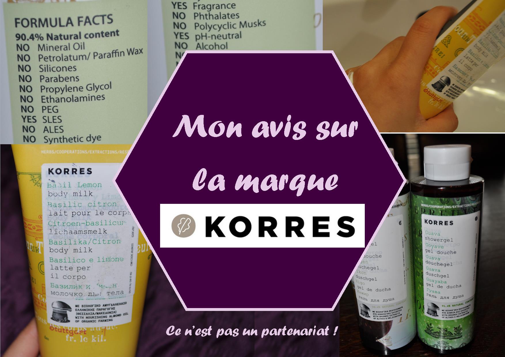 korres produits