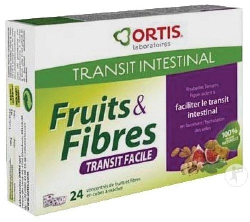 ortis fruits et fibres 24 cubes